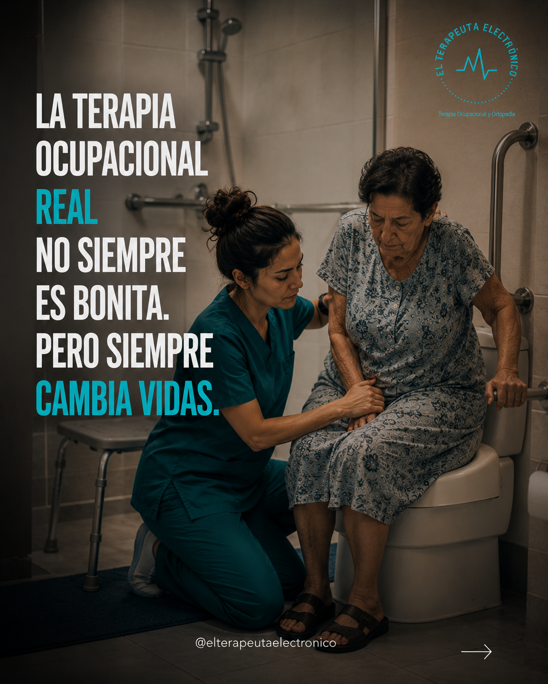 El contraste de la clínica real y el branding