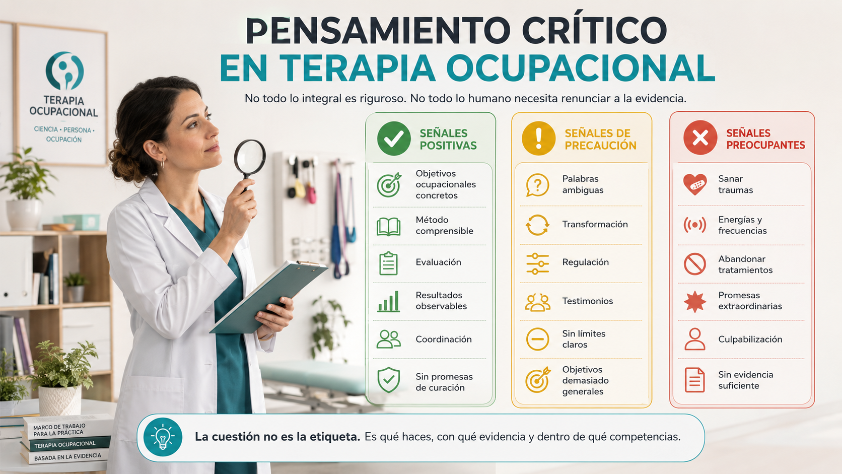 Pensamiento crítico y práctica basada en evidencia en Terapia Ocupacional